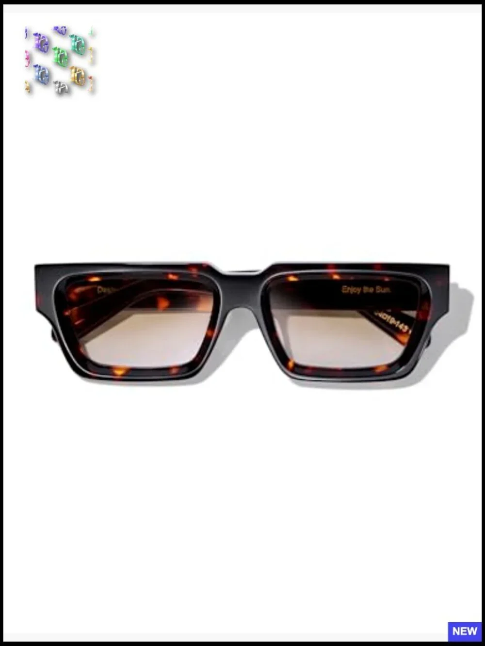 Retro Square Acetate Sunglasses UV Protection Trendy Unisex Stylish Frame